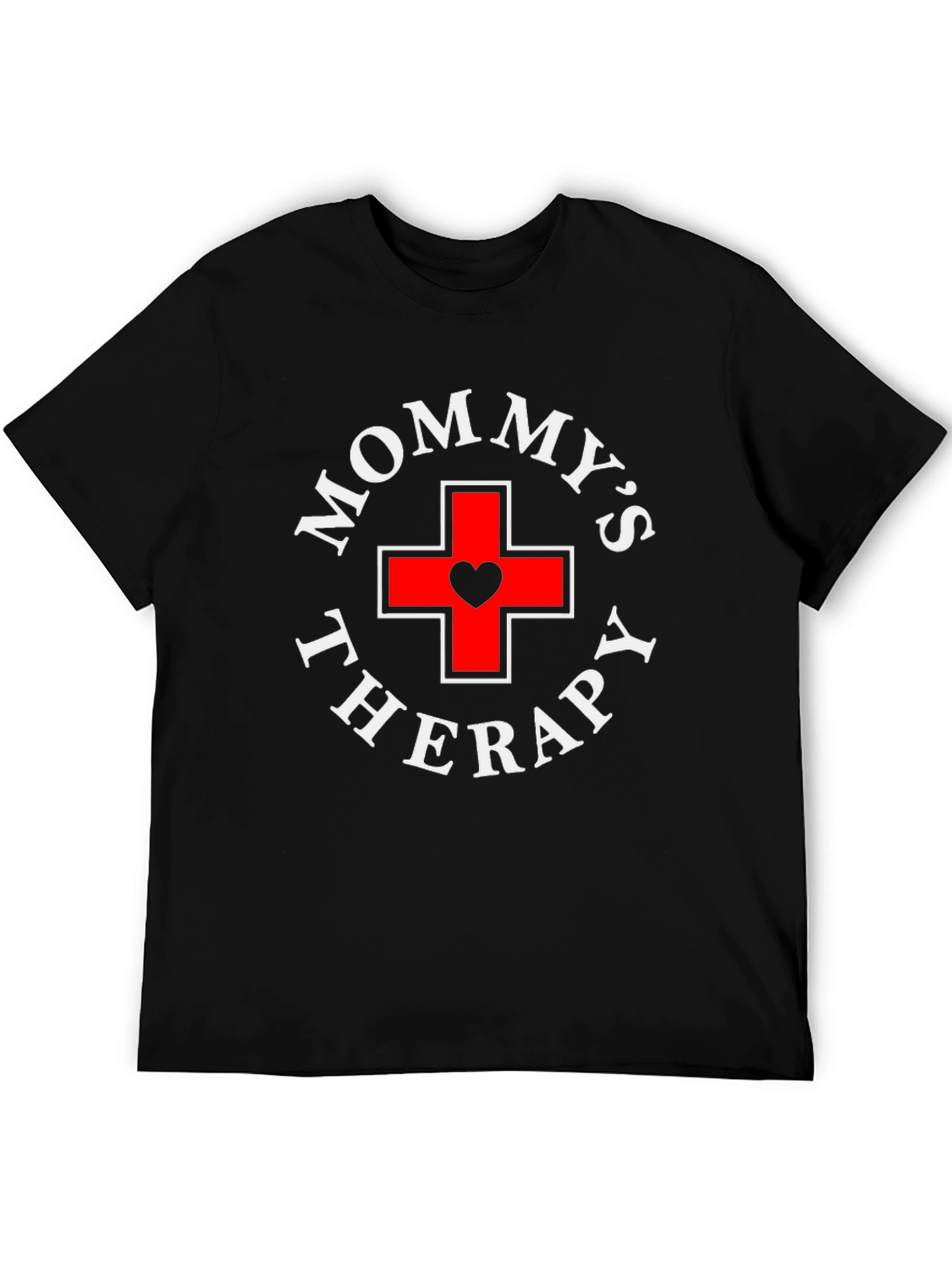 Mommys Therapy Black T-Shirt