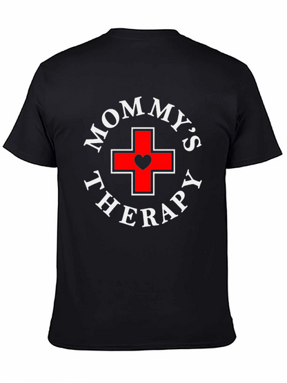 Mommys Therapy Black T-Shirt