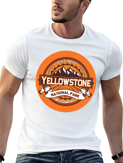 Yellowstone National Park Graphic Tee - Black