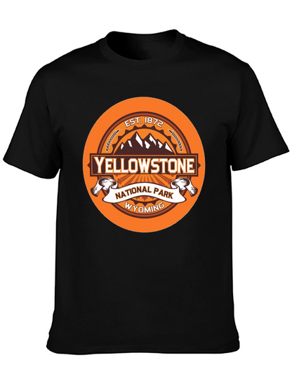 Yellowstone National Park Graphic Tee - Black