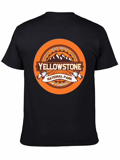 Yellowstone National Park Graphic Tee - Black