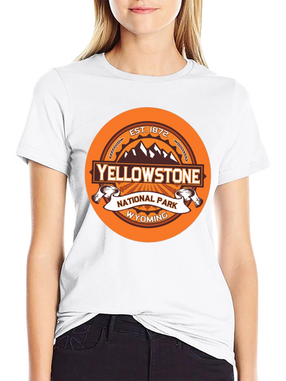 Yellowstone National Park Graphic Tee - Black