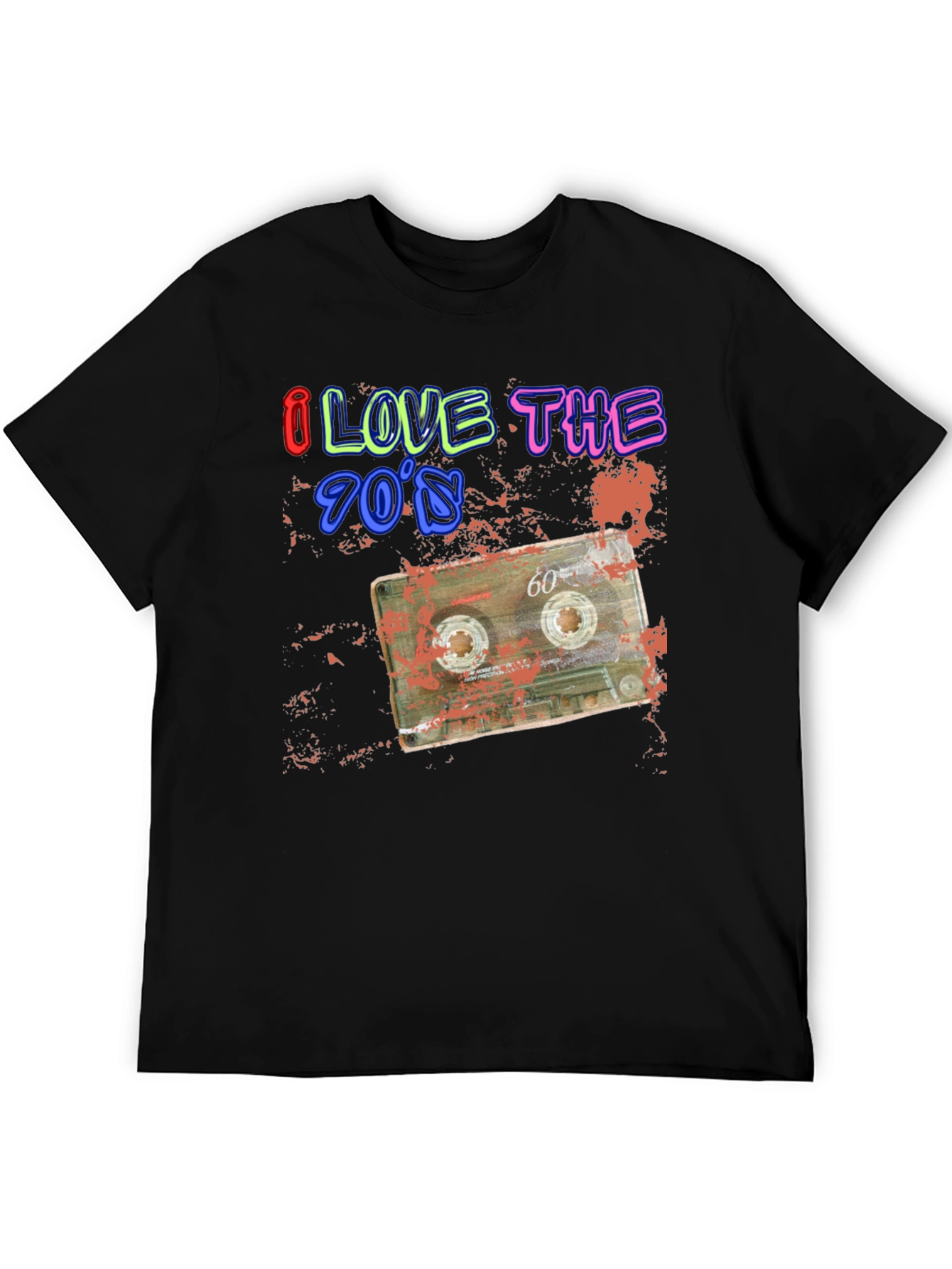 I Love the 70s Retro Cassette Graphic Tee