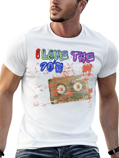 I Love the 70s Retro Cassette Graphic Tee