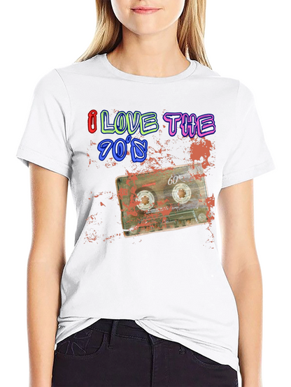 I Love the 70s Retro Cassette Graphic Tee