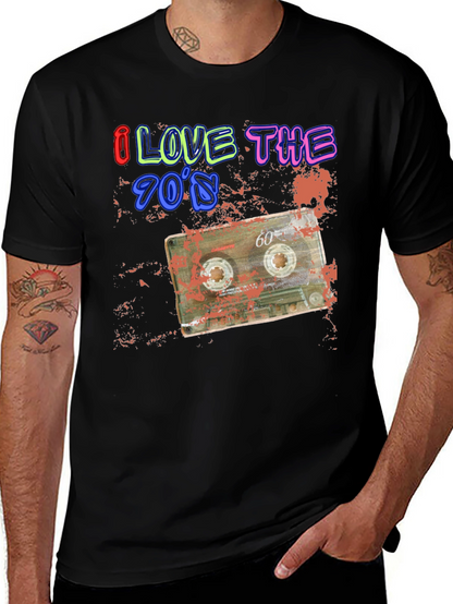 I Love the 70s Retro Cassette Graphic Tee