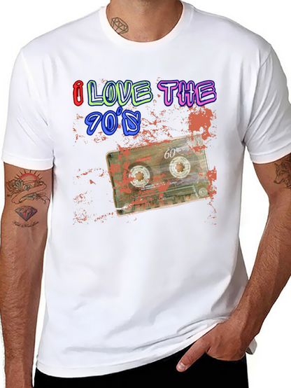 I Love the 70s Retro Cassette Graphic Tee