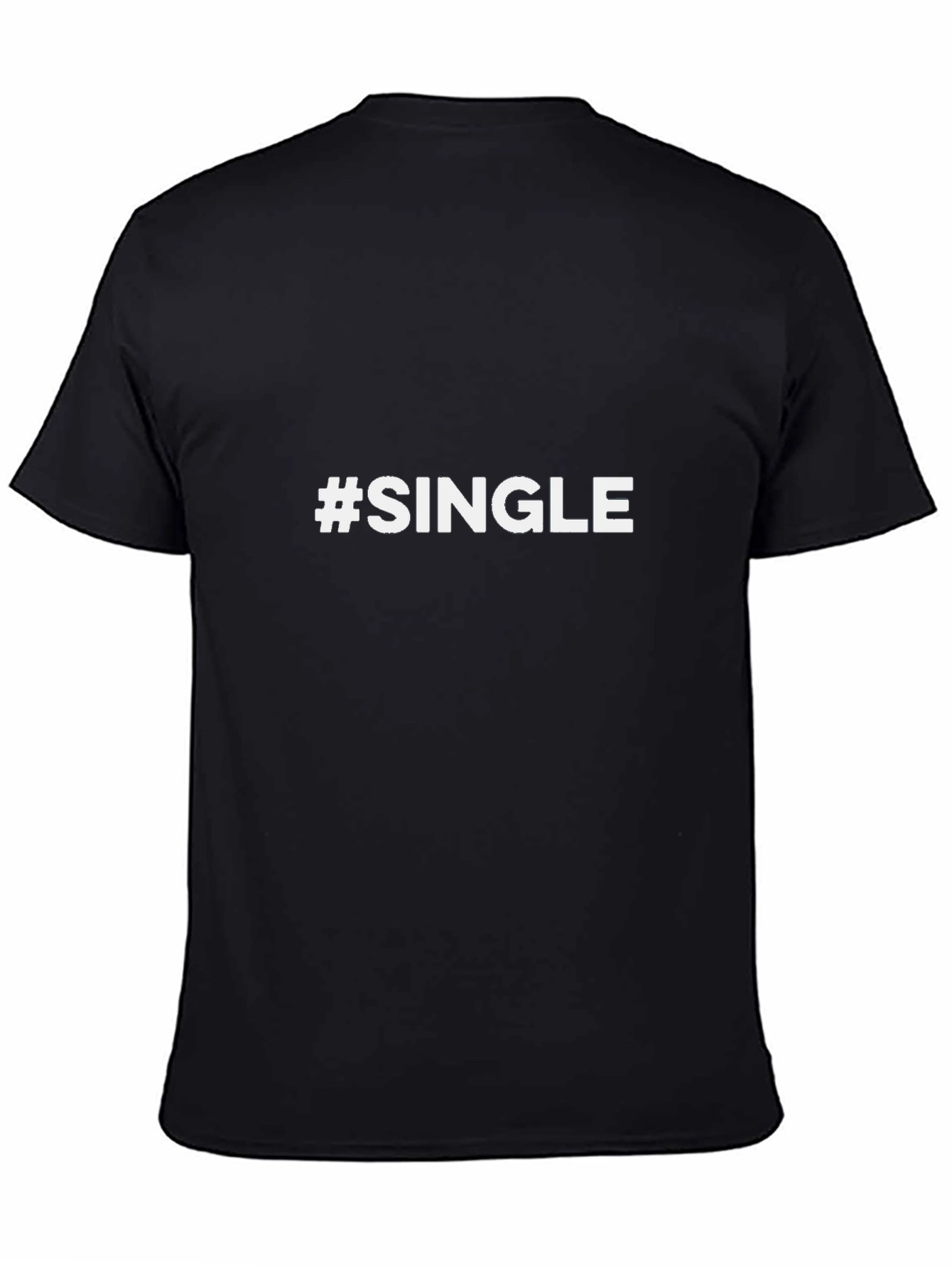 #Single Black T-Shirt - Casual Style