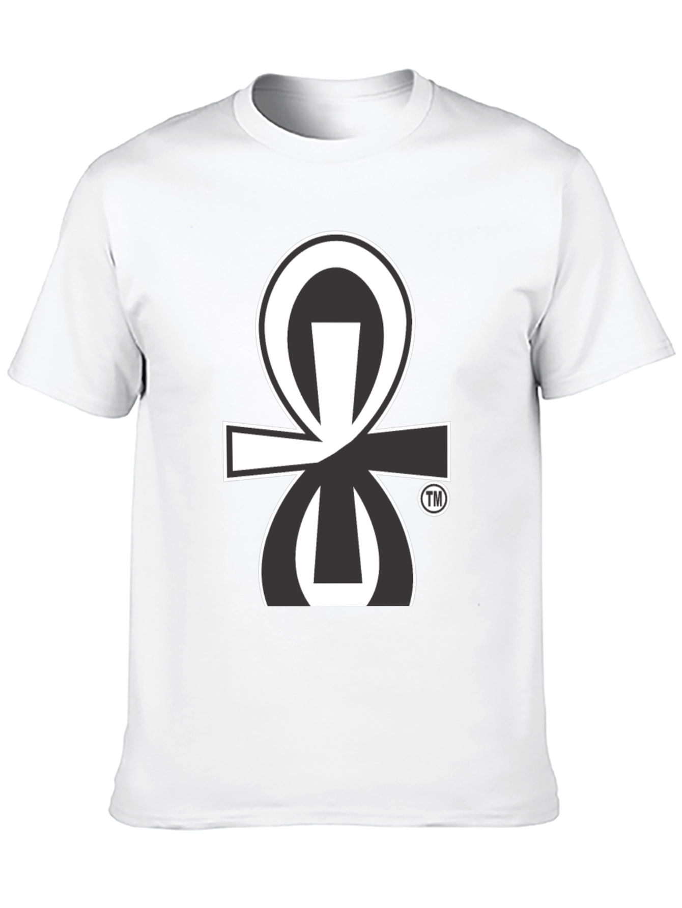 Black T-Shirt with Unique Graphic Print