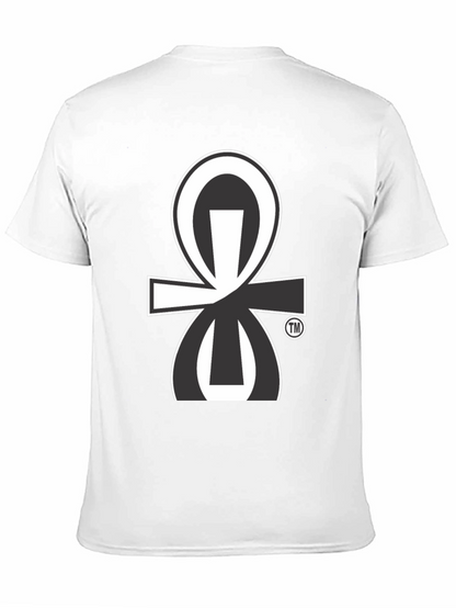Black T-Shirt with Unique Graphic Print
