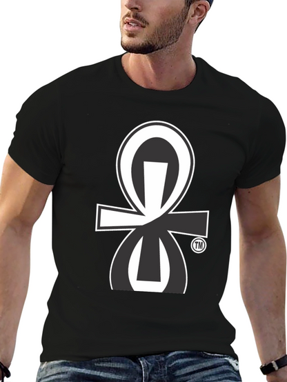 Black T-Shirt with Unique Graphic Print