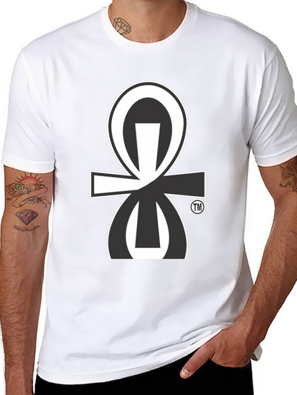 Black T-Shirt with Unique Graphic Print