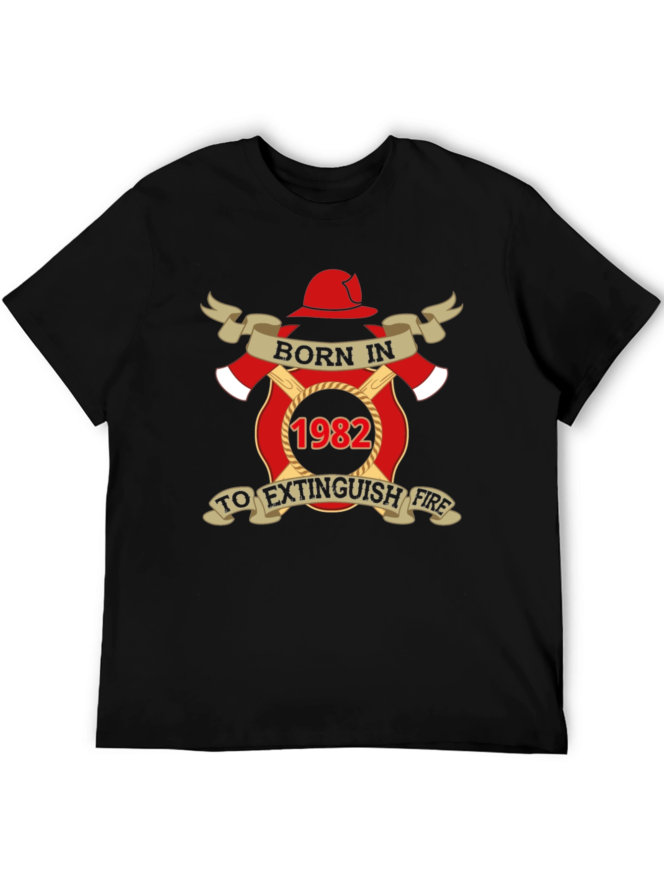 Born in 1982 Firefighter T-Shirt