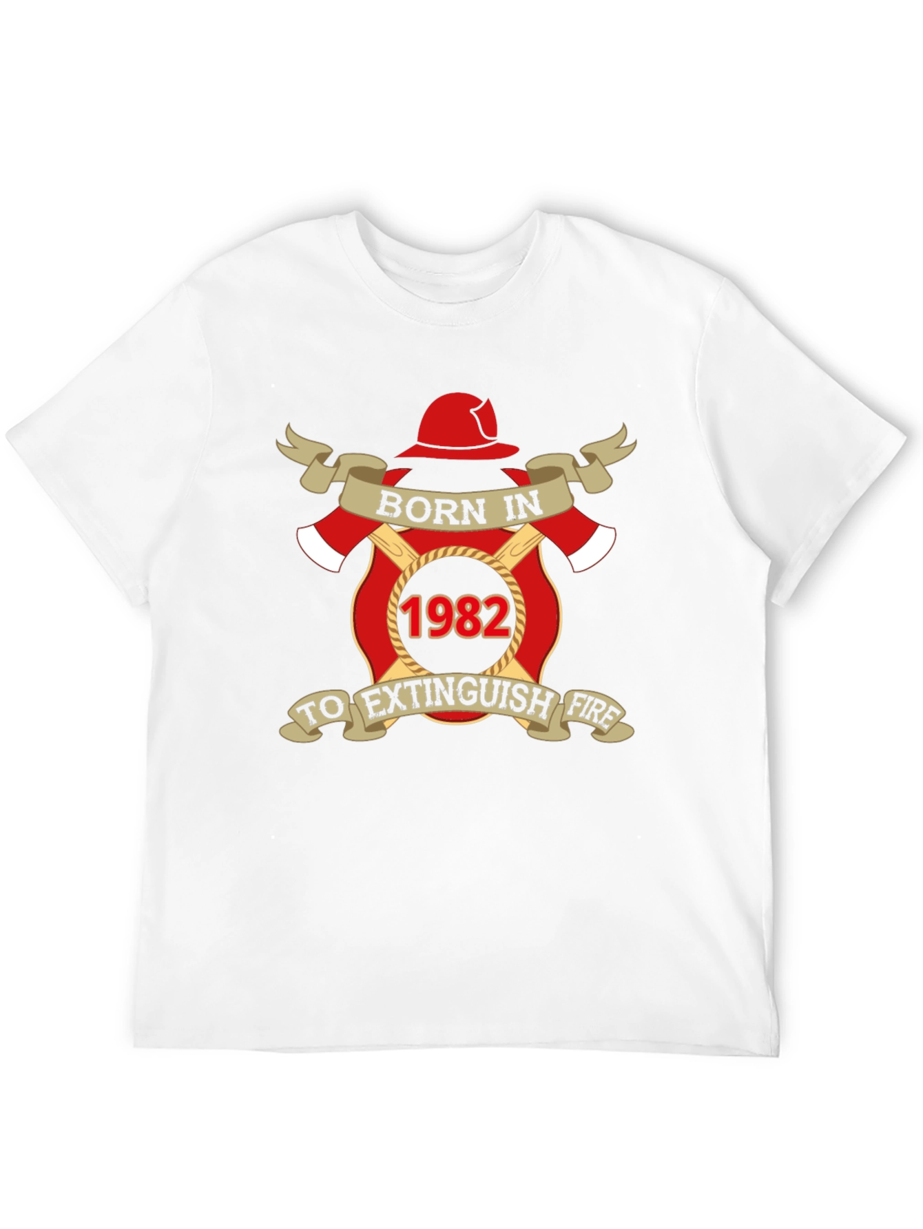 Born in 1982 Firefighter T-Shirt