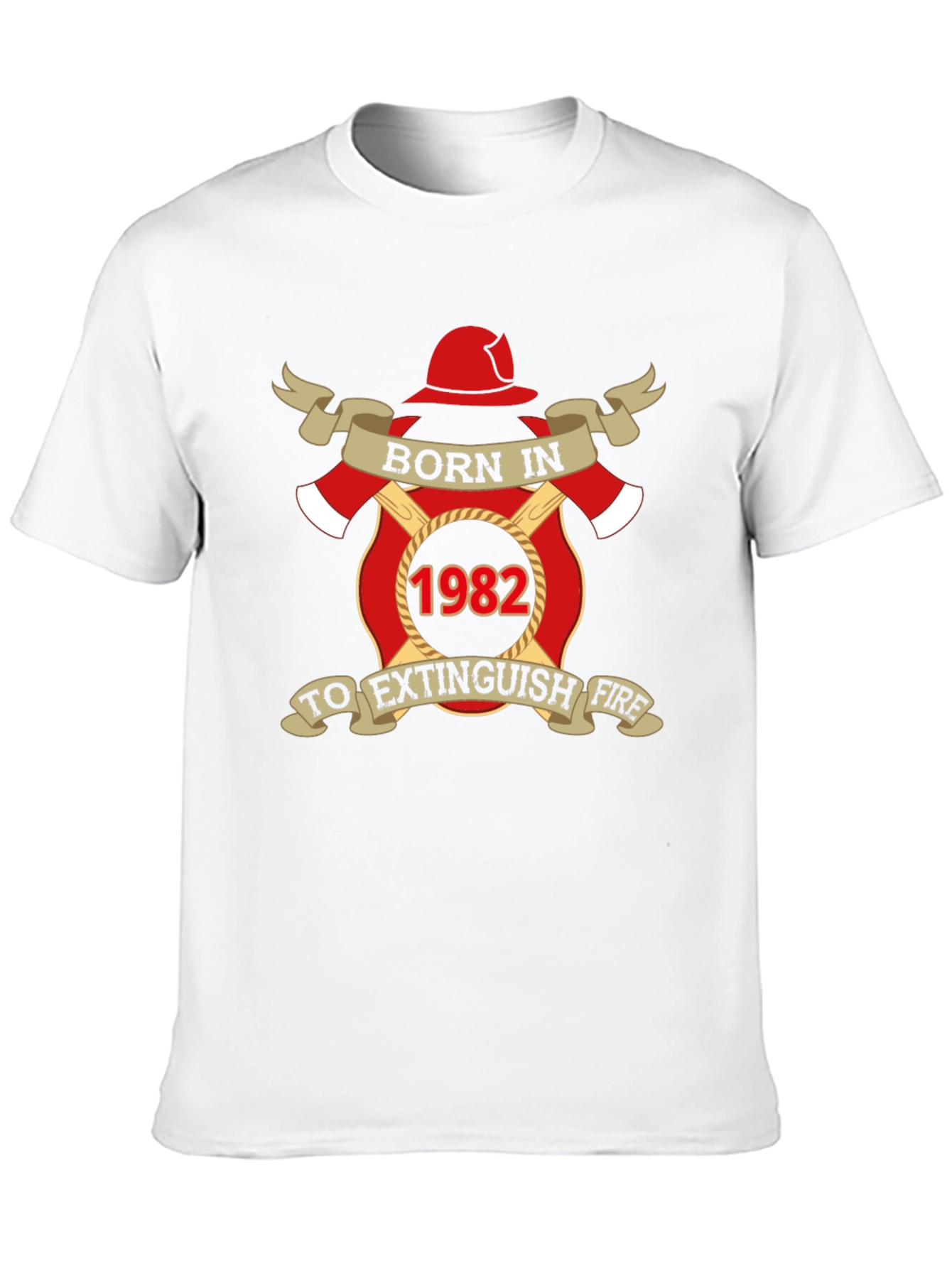 Born in 1982 Firefighter T-Shirt