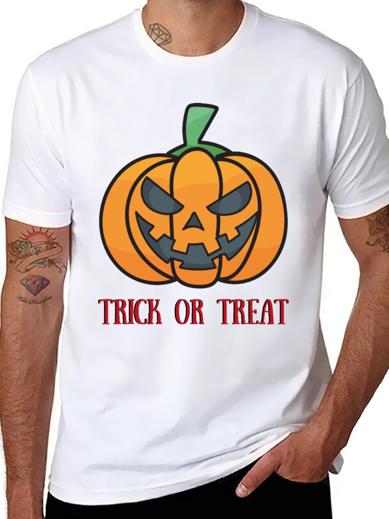 Trick or Treat Pumpkin Halloween T-Shirt