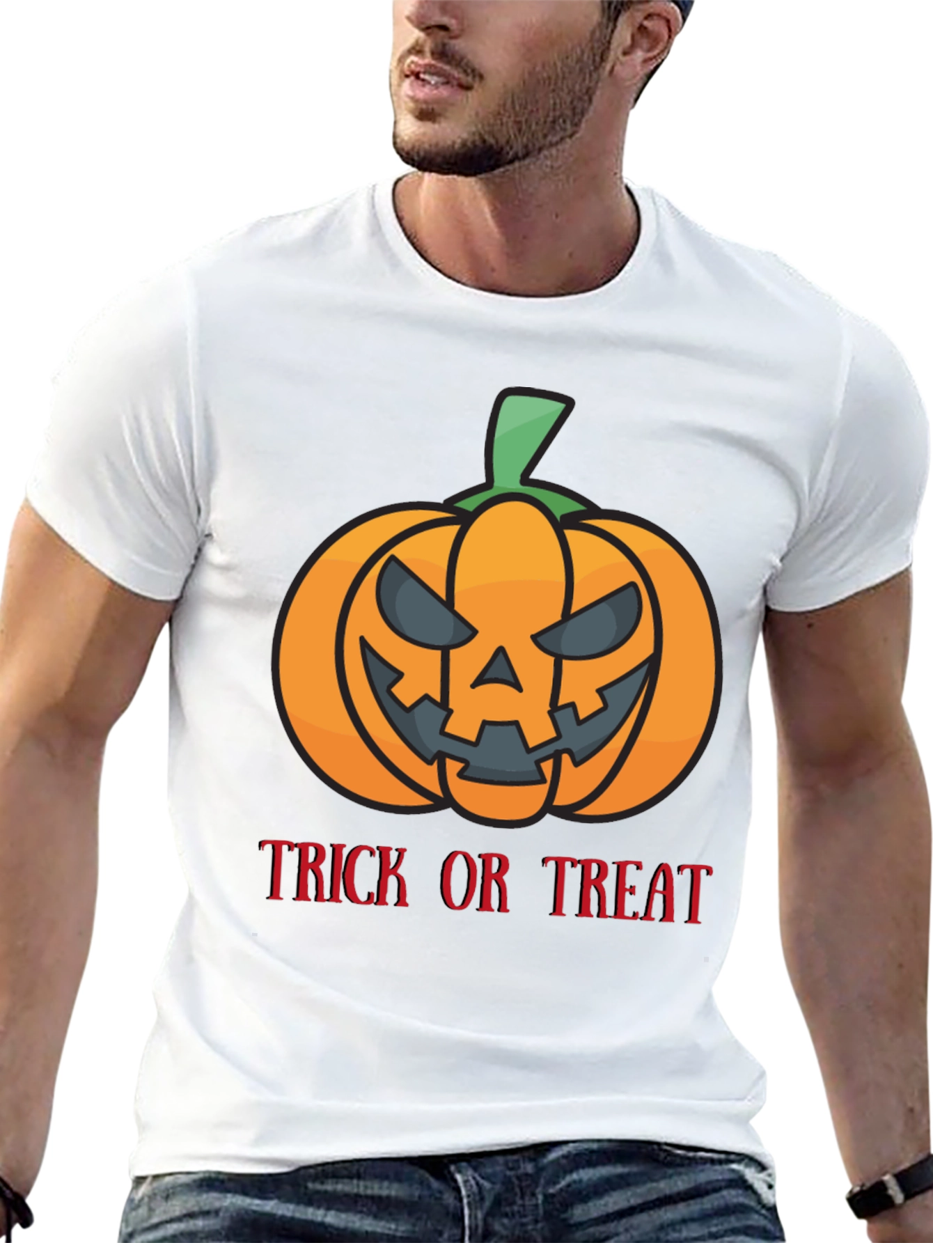 Trick or Treat Pumpkin Halloween T-Shirt