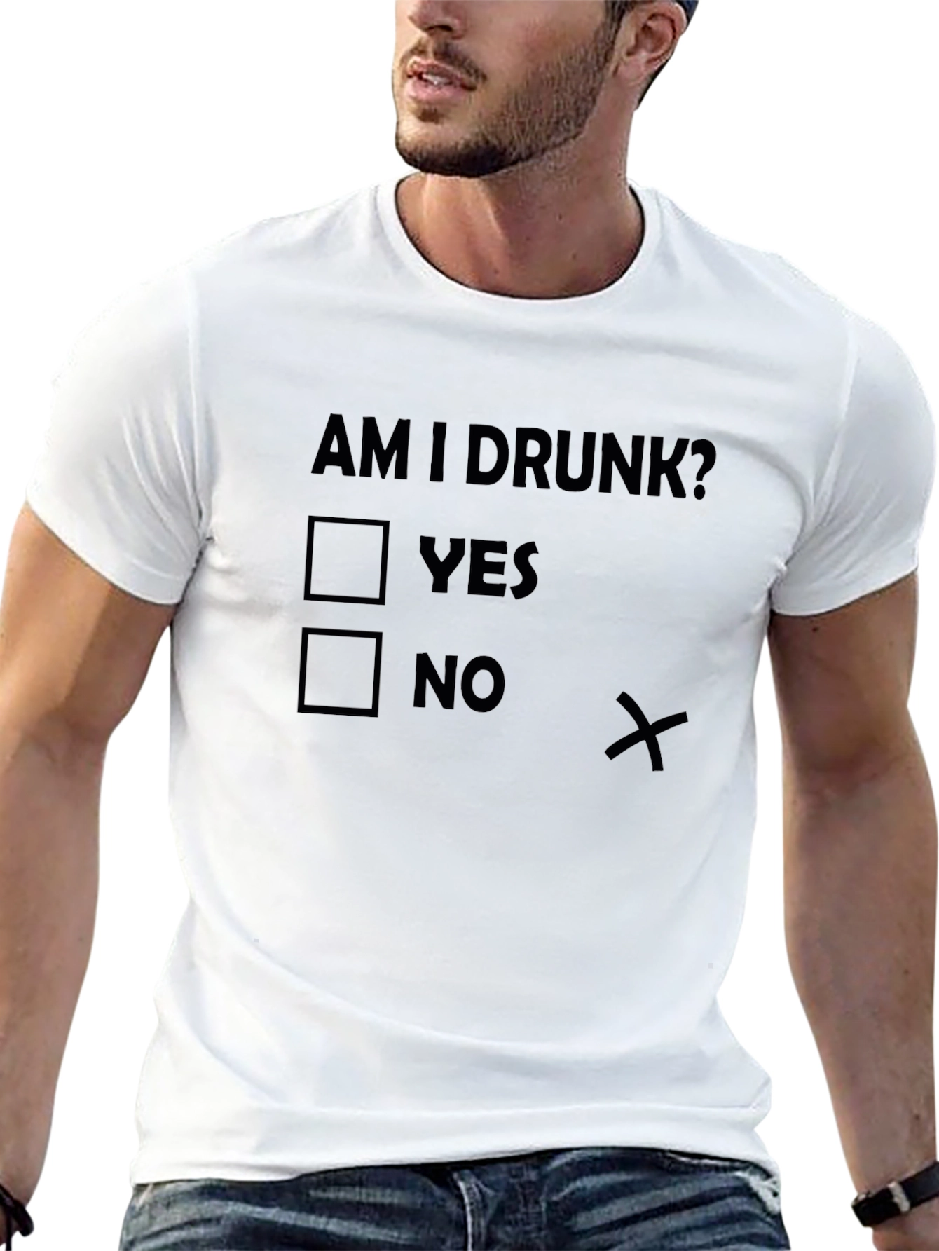 Am I Drunk? Novelty T-Shirt