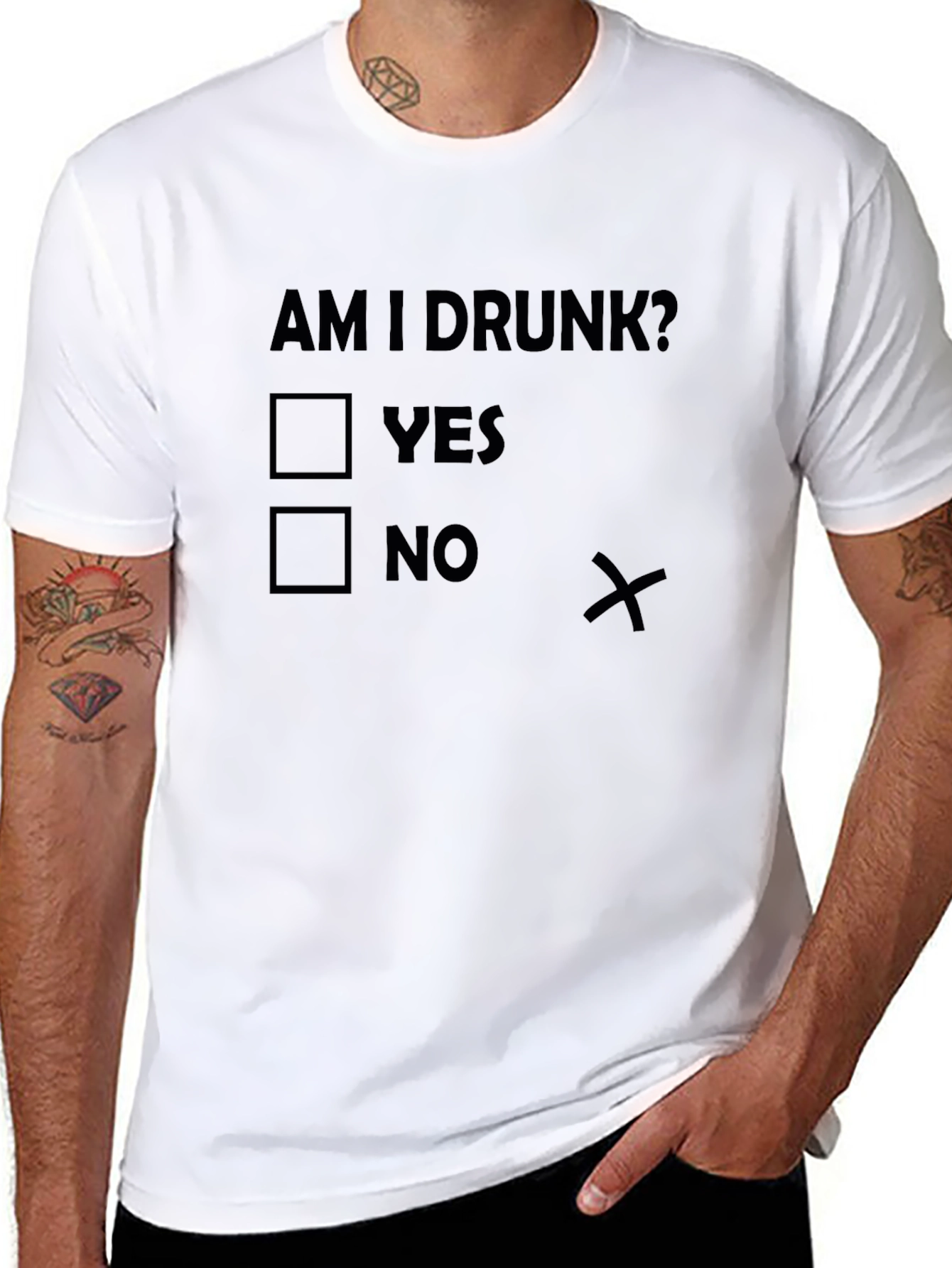 Am I Drunk? Novelty T-Shirt