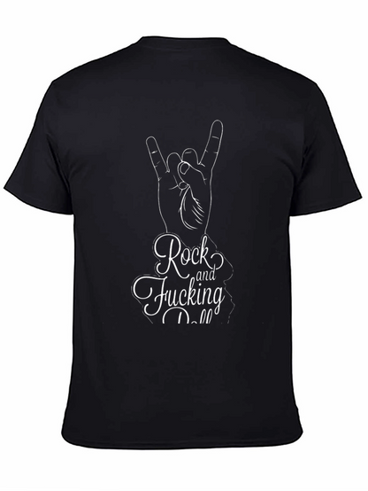 Rock and Fucking Roll Black T-Shirt