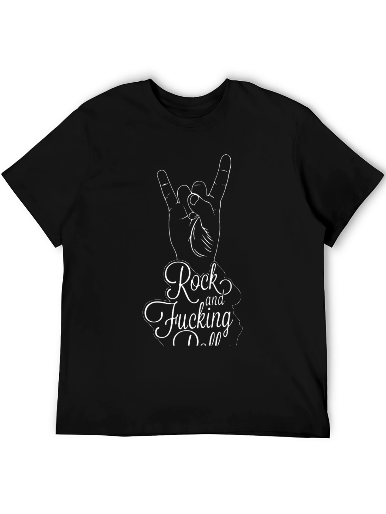 Rock and Fucking Roll Black T-Shirt