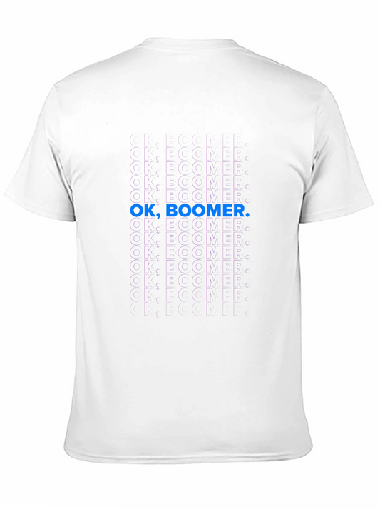 OK Boomer Black Graphic Tee