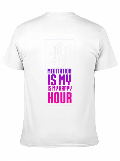 Meditation is My Happy Hour T-Shirt