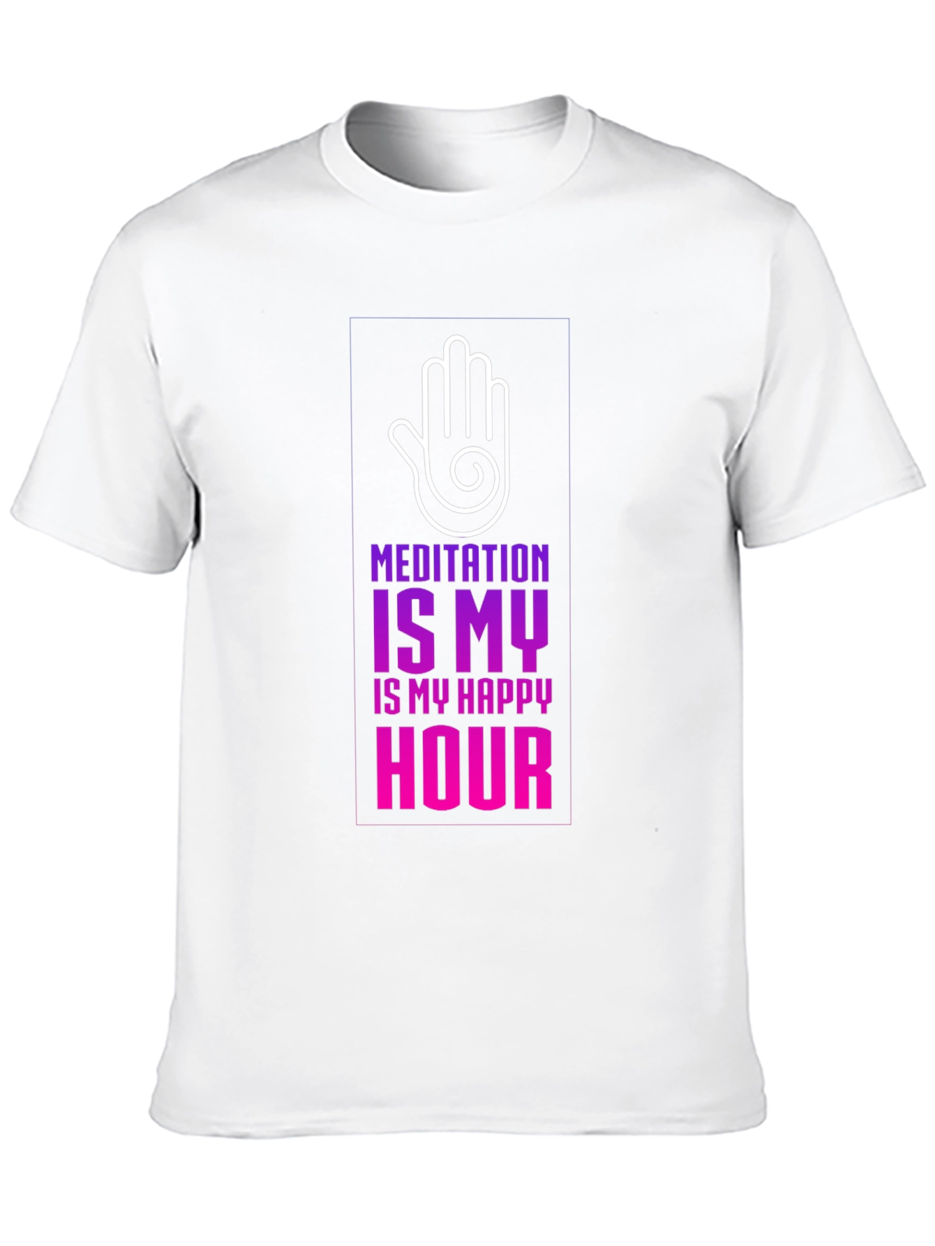 Meditation is My Happy Hour T-Shirt