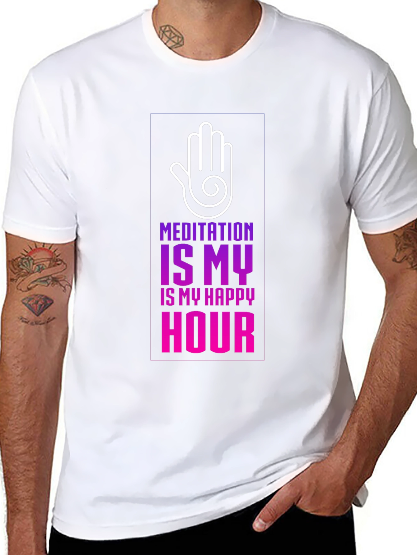 Meditation is My Happy Hour T-Shirt