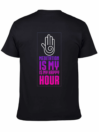 Meditation is My Happy Hour T-Shirt