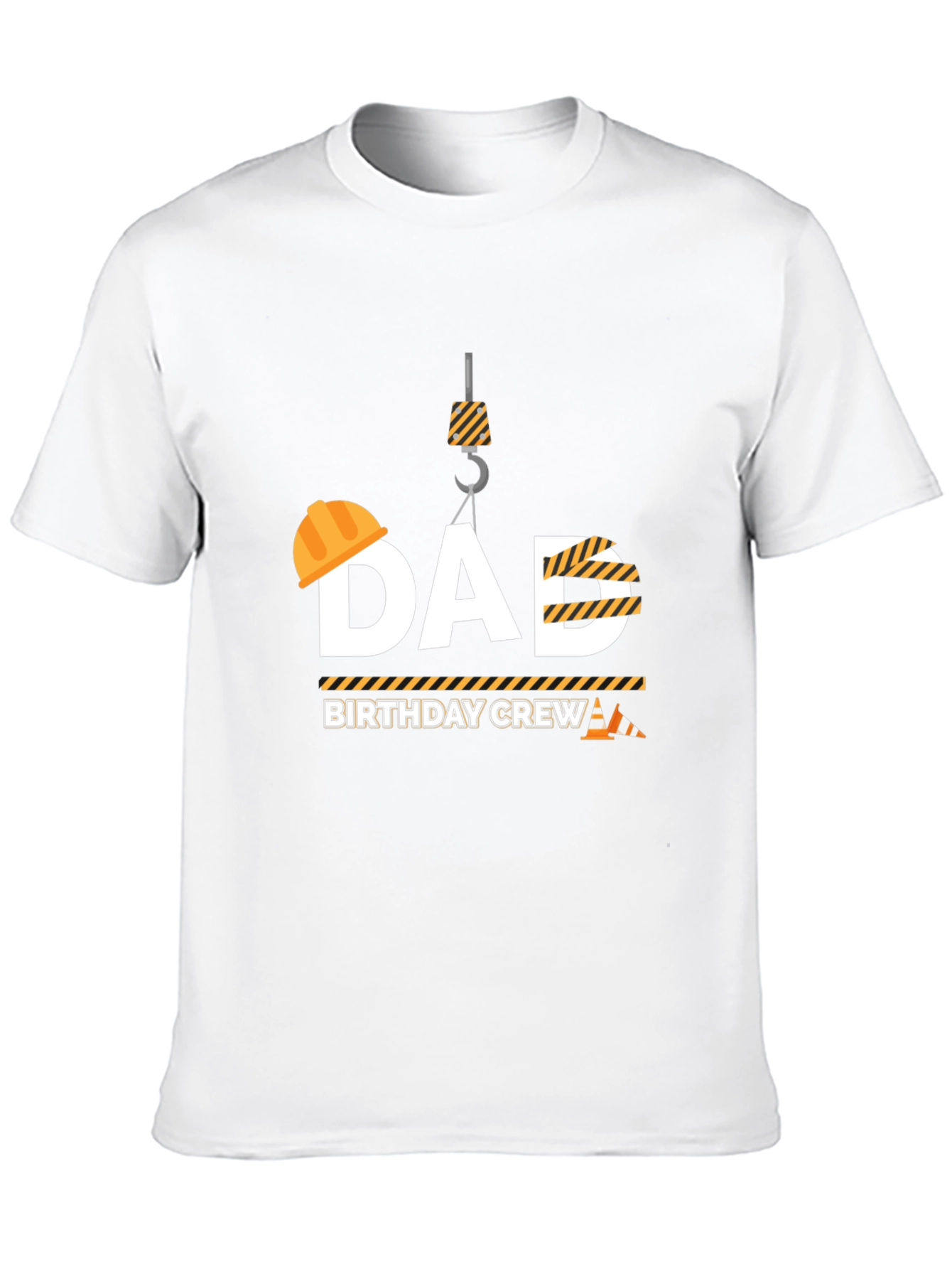Dad Birthday Crew Construction T-Shirt