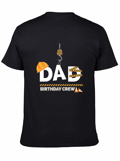 Dad Birthday Crew Construction T-Shirt