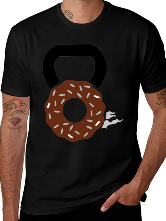 Donut Kettlebell T-Shirt: Sweet Fitness Style