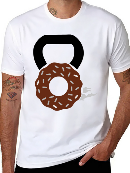 Donut Kettlebell T-Shirt: Sweet Fitness Style