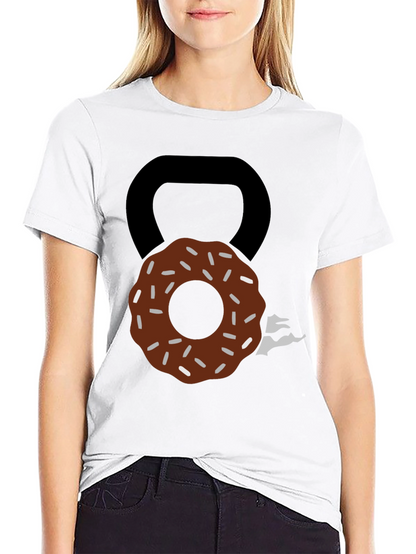 Donut Kettlebell T-Shirt: Sweet Fitness Style
