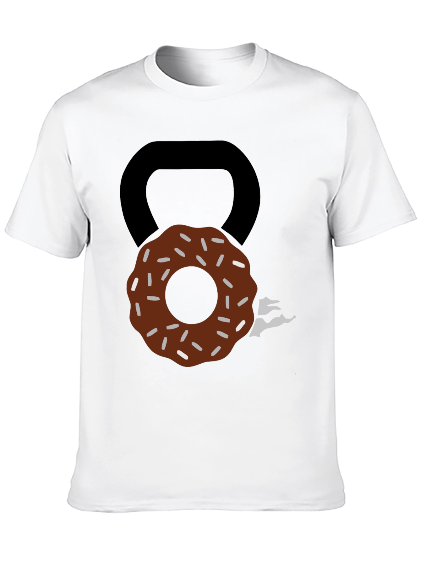 Donut Kettlebell T-Shirt: Sweet Fitness Style