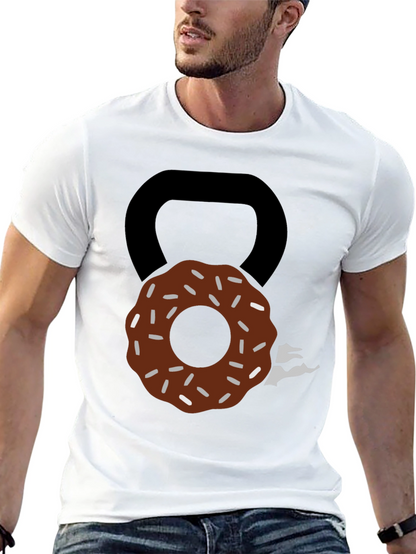 Donut Kettlebell T-Shirt: Sweet Fitness Style