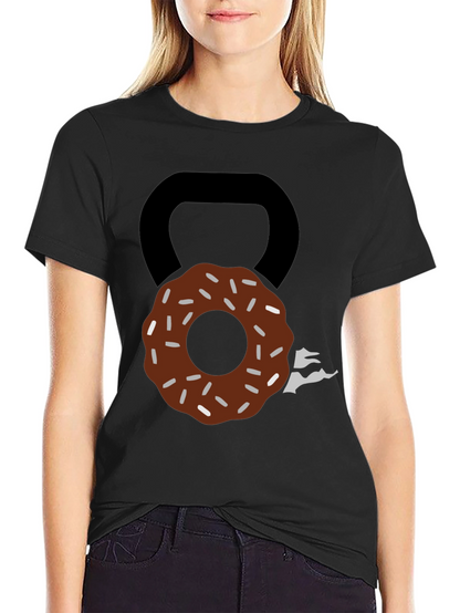 Donut Kettlebell T-Shirt: Sweet Fitness Style