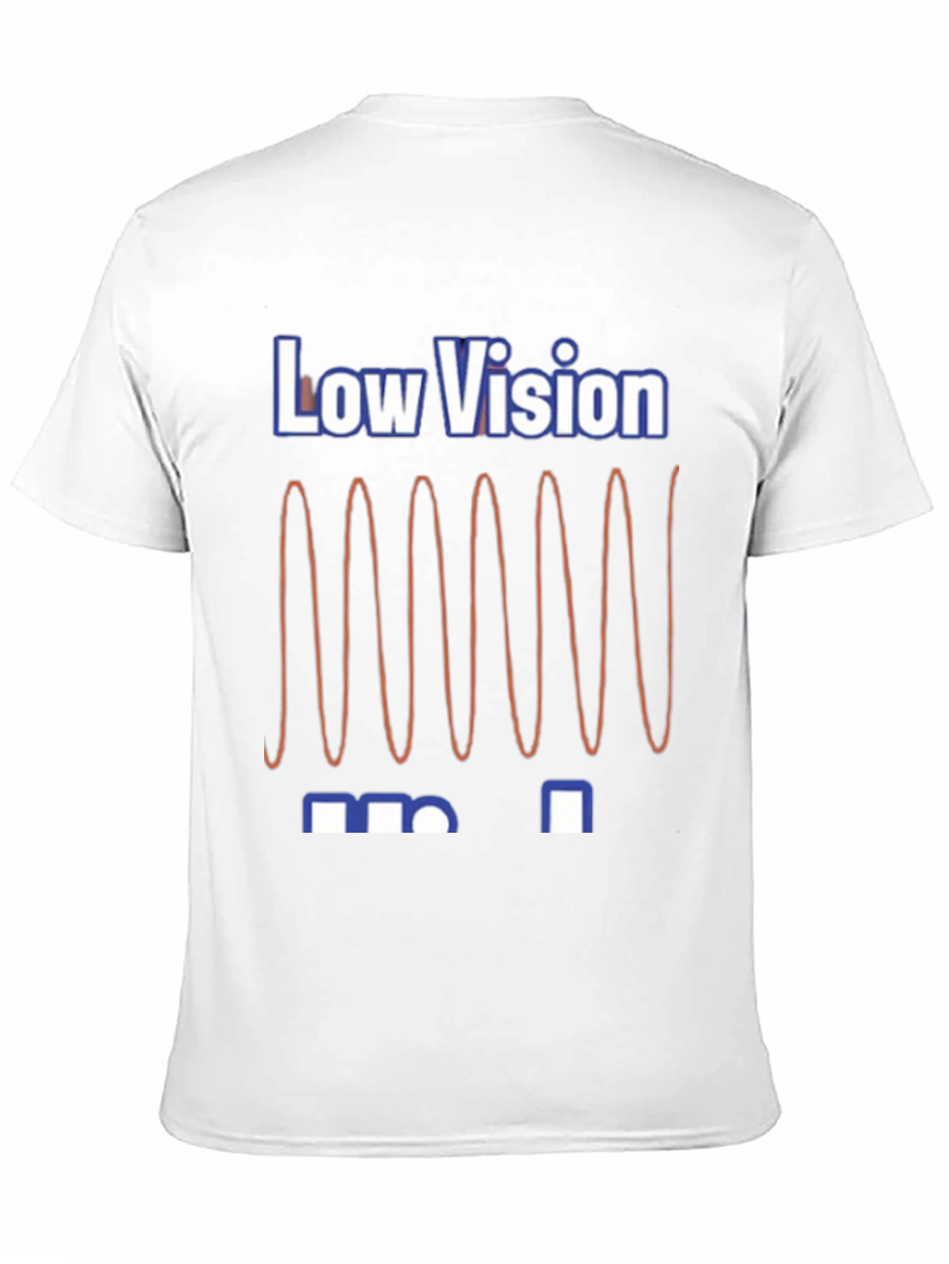 Low Vision Graphic T-Shirt - Unique Design
