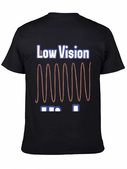 Low Vision Graphic T-Shirt - Unique Design