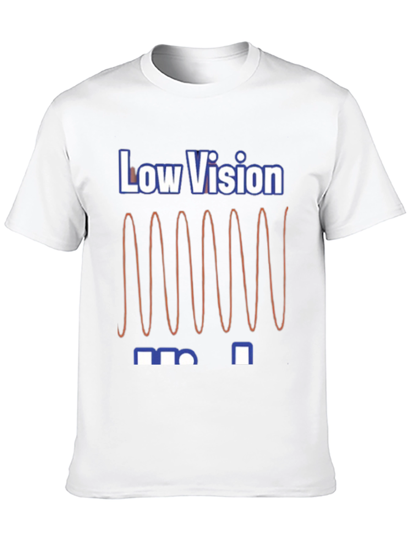 Low Vision Graphic T-Shirt - Unique Design