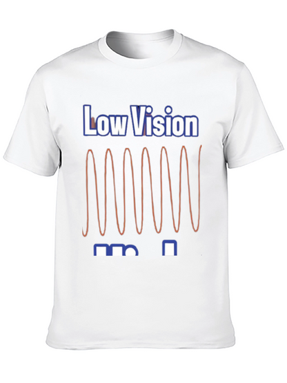 Low Vision Graphic T-Shirt - Unique Design