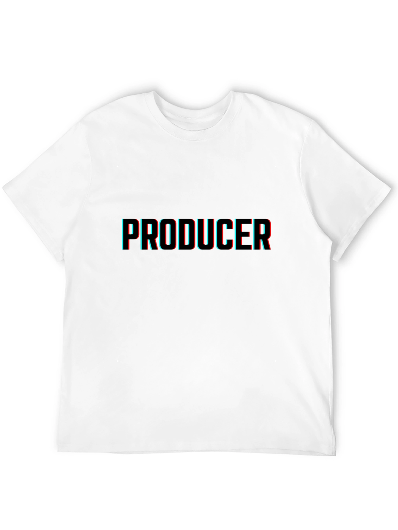 Producer 3D Effect Black T-Shirt