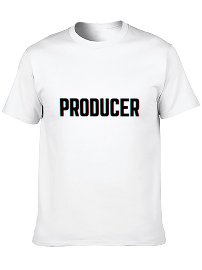 Producer 3D Effect Black T-Shirt