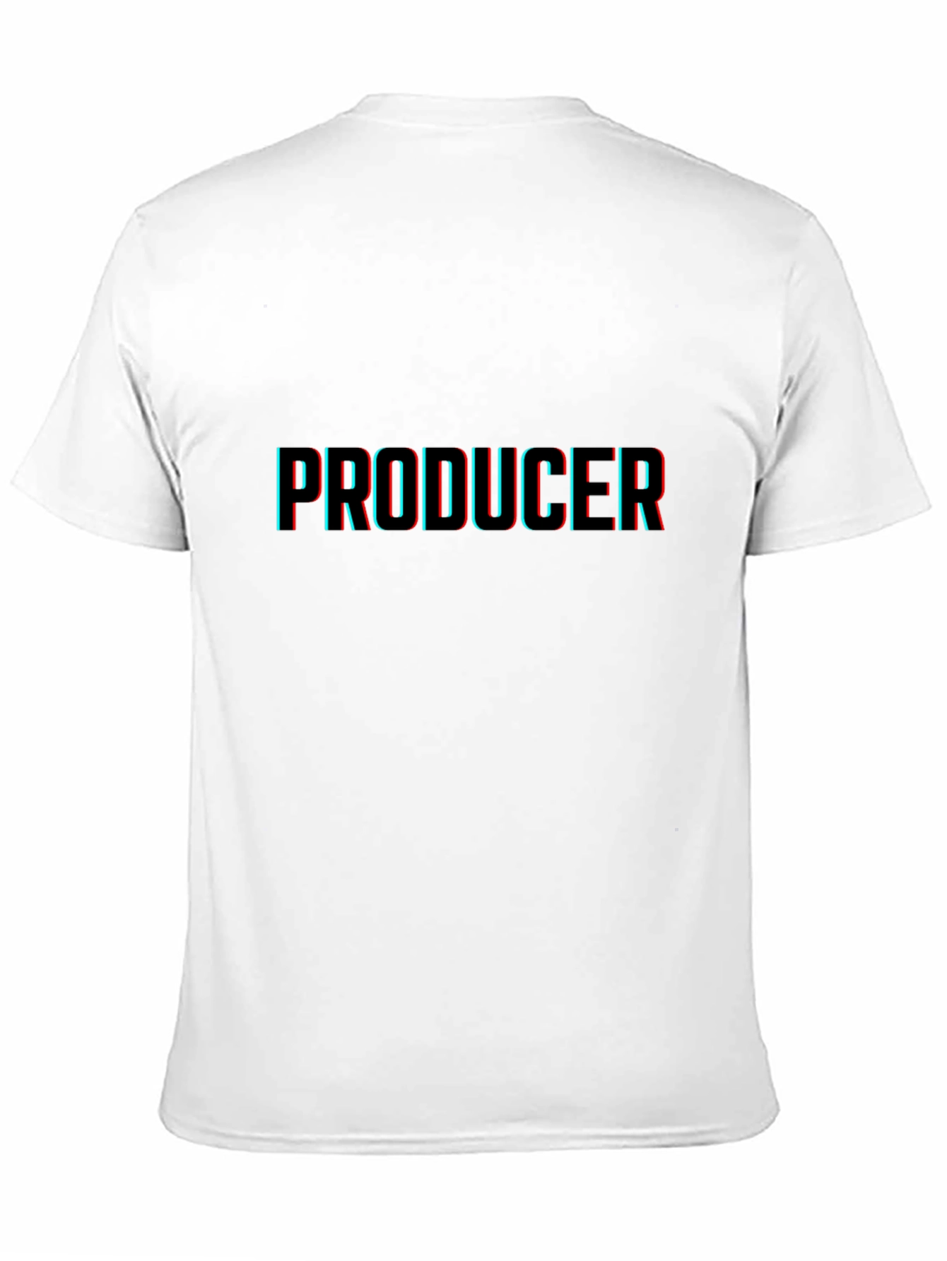 Producer 3D Effect Black T-Shirt