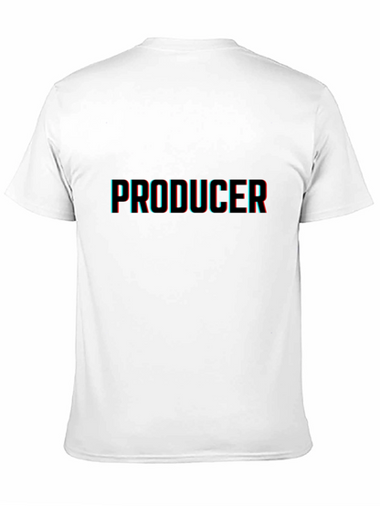 Producer 3D Effect Black T-Shirt