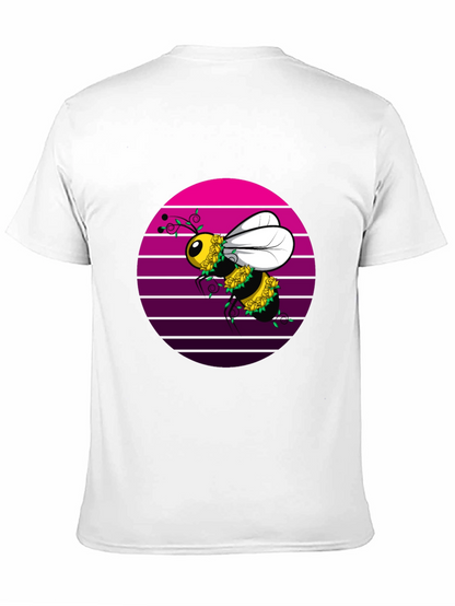 Bee Floral T-Shirt - Unique Graphic Tee