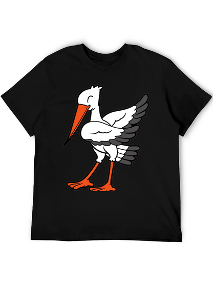 Stork Graphic Tee - Casual Comfort T-Shirt
