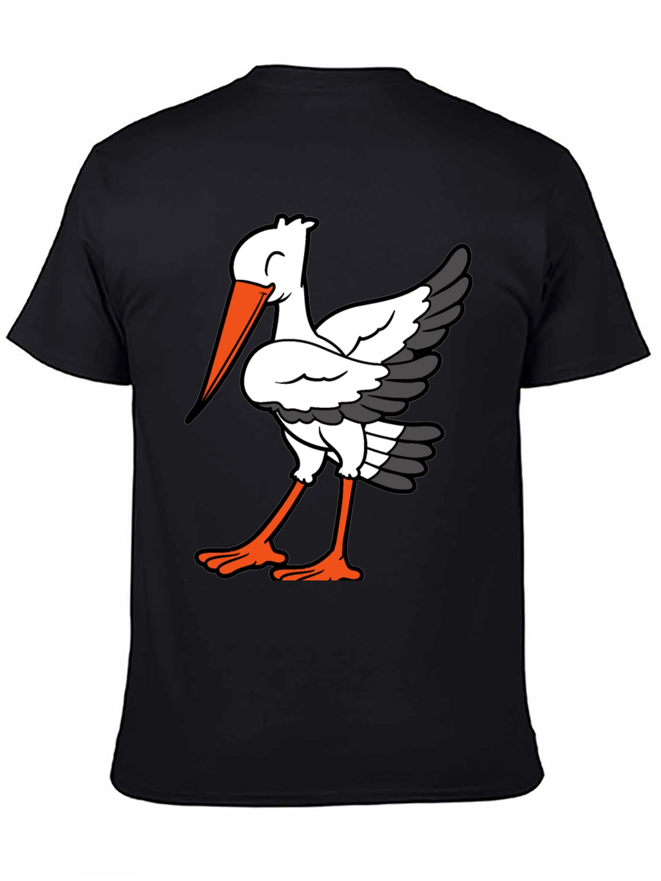 Stork Graphic Tee - Casual Comfort T-Shirt