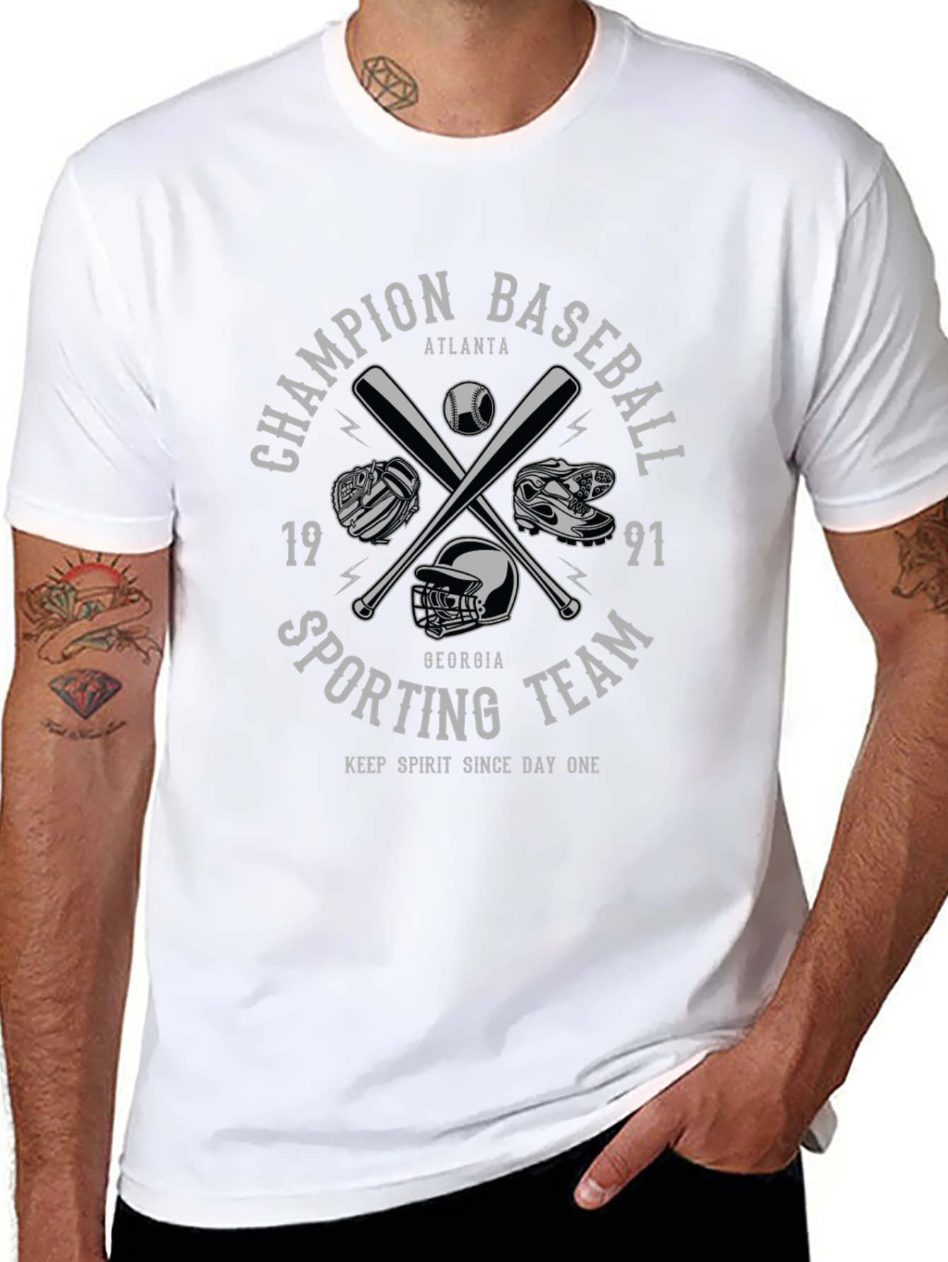 Champion Baseball Team T-Shirt